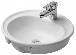 DURAVIT - Manua Umývadlo s prepadom, priemer 48 cm, biela (5220480000)
