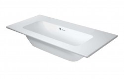 DURAVIT - ME by Starck Nábytkové umývadlo Compact, 83x40 cm, s WonderGliss, matná biela (23428332601)