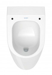 DURAVIT - ME by Starck Pisoár, zadný prívod vody, Rimless, WonderGliss, biela (281230AC00)