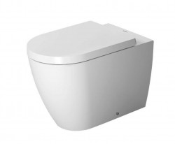 DURAVIT - ME by Starck Stojace WC, zadný odpad, s WonderGliss, alpská biela (21690900001)