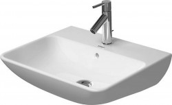DURAVIT - ME by Starck Umývadlo, 55x44 cm, s prepadom, s otvorom na batériu, biela (2335550000)