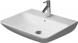 DURAVIT - ME by Starck Umývadlo, 65x49 cm, s prepadom, s otvorom na batériu, biela (2335650000)