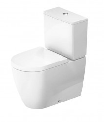 DURAVIT - ME by Starck WC kombi misa, vario odpad, Rimless, biela (2005090000)