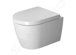 DURAVIT - ME by Starck Závesné WC, doska SoftClose, Rimless, alpská biela (45300900A1)