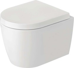 DURAVIT - ME by Starck Závesné WC, Rimless, DuraShield, matná biela (253009AC00)
