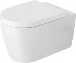 DURAVIT - ME by Starck Závesné WC, Rimless, HygieneGlaze, matná biela (252909AC00)