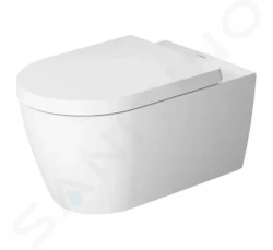 DURAVIT - ME by Starck Závesné WC, Rimless, s HygieneGlaze, biela/matná biela (2529099000)