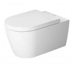 DURAVIT - ME by Starck Závesné WC, Rimless, s WonderGliss, biela/matná biela (25290926001)