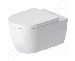 DURAVIT - ME by Starck Závesné WC s HygieneFlush, Rimless, HygieneGlaze, biela/matná biela (2579099000)