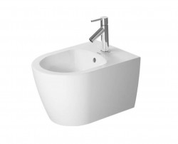 DURAVIT - ME by Starck Závesný bidet Compact, s prepadom, matná biela (2290153200)