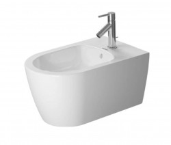 DURAVIT - ME by Starck Závesný bidet s prepadom,  s WonderGliss, biela (22881500001)
