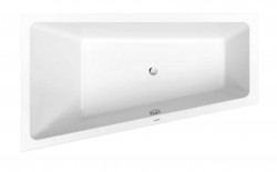 Duravit No.1 Vaňa asymetrická, 170x100 cm, ľavá, biela (700508000000000)