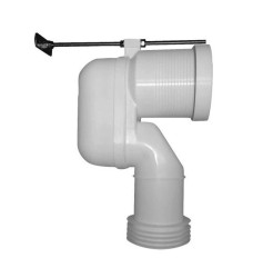 DURAVIT - Pripojovacie koleno Vario na WC, spodný odpad (8990250000)