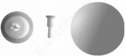 DURAVIT - Příslušenství Krytka ventila, chróm (0050431000)