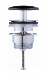 DURAVIT - Příslušenství Neuzatvárateľný umývadlový výpust 1 1/4, antracit mat (0050781300)