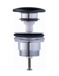 DURAVIT - Příslušenství Uzatvárateľná umývadlová výpusť Push-Open, 1 1/4, antracit mat (0050791300)