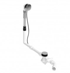 DURAVIT - Příslušenství Vaňová odtoková a prepadová súprava, bovden, chróm (792206000001000)