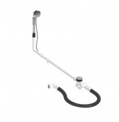 DURAVIT - Příslušenství Vaňová odtoková a prepadová súprava, bovden, chróm (792210000001000)