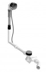 DURAVIT - Příslušenství Vaňová odtoková a prepadová súprava s napúšťaním, bovden, chróm (792203000001000)