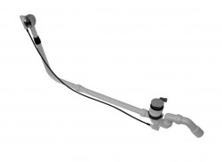 DURAVIT - Příslušenství Vaňová odtoková a prepadová súprava s napúšťaním, bovden, dĺžka 1070 mm, chróm (791226000001000)