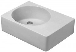 DURAVIT - Scola Umývadlo 62x46 cm, s prepadom, bez otvoru na batériu, biela (0684600000)