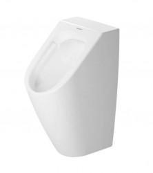 DURAVIT - Soleil by Starck Pisoár, zadný prívod, Rimless, WonderGliss, biela (28303000001)
