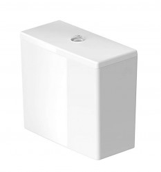 DURAVIT - Soleil by Starck Splachovacia nádržka, prívod vľavo dole, DualFlush, WonderGliss, biela (09451000851)