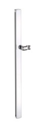 DURAVIT - Sprchová tyč 81 cm, chróm/biela (UV0600005005)