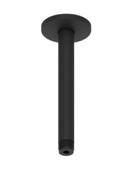 DURAVIT - Sprchové rameno stropné, 20 cm, matná čierna (UV0670025046)