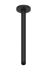 DURAVIT - Sprchové rameno stropné, 30 cm, matná čierna (UV0670026046)
