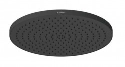 DURAVIT - Sprchy Hlavová sprcha, priemer 23 cm, MinusFlow, matná čierna (UV0662017046)