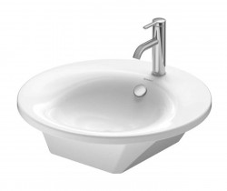 DURAVIT - Starck 1 Nábytkové umývadlo s prepadom, priemer 58 cm, biela (0406580000)