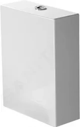 DURAVIT - Starck 2 Splachovacia nádrž, 370 mm x 145 mm, biela – nádrž, pripojenie vľavo, splachovanie 6 l, s WonderGliss (09330000051)