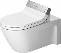 DURAVIT - Starck 2 Závesné WC na bidetovú dosku SensoWash, alpská biela (2533590000)