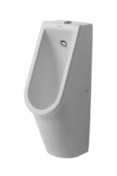 DURAVIT - Starck 3 Pisoár, horný prívod vody, Rimless, alpská biela (0826250000)