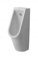 DURAVIT - Starck 3 Pisoár, zadný prívod vody, Rimless, s WonderGliss, alpská biela (08272500001)