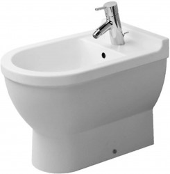 DURAVIT - Starck 3 Stojaci bidet s prepadom, s WonderGliss, biela (22301000001)