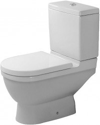 DURAVIT - Starck 3 Stojacia kombinačná misa, 370 mm x 395 mm x 655 mm, biely – misa (0126010000)