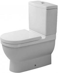 DURAVIT - Starck 3 WC kombi misa, s WonderGliss, biela (01280900001)