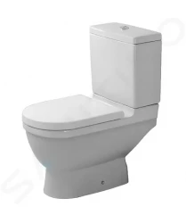 DURAVIT - Starck 3 WC kombi misa, spodný odpad, s HygieneGlaze, alpská biela (0126012000)