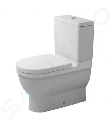 DURAVIT - Starck 3 WC kombi misa, Vario odpad, biela (0128090064)