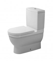 DURAVIT - Starck 3 WC kombi misa, Vario odpad, s HygieneGlaze, alpská biela (0128092000)