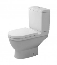 DURAVIT - Starck 3 WC kombi misa, zadný odpad, s HygieneGlaze, alpská biela (0126092000)
