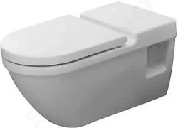 DURAVIT - Starck 3 Závesné WC, bezbariérové, biela (2203090000)