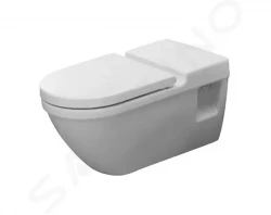 DURAVIT - Starck 3 Závesné WC, bezbariérové, s HygieneGlaze, alpská biela (2203092000)