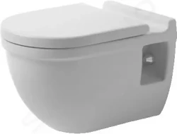 DURAVIT - Starck 3 Závesné WC Comfort, s WonderGliss, biela (22150900001)
