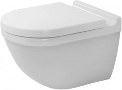 DURAVIT - Starck 3 Závesné WC, Rimless, biela (2527090000)