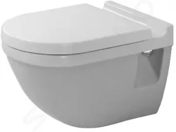 DURAVIT - Starck 3 Závesné WC s plochým splachovaním, biela (2201090000)