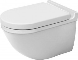DURAVIT - Starck 3 Závesný klozet, 370 mm x 620 mm, biely – klozet (2226090000)