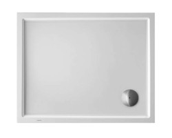 DURAVIT - Starck Slimline Sprchová vanička, 100x80 cm, Antislip, biela (720119000000001)